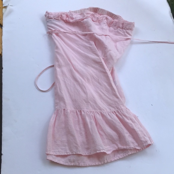 Vintage Y2k Juicy Couture Pink Linen Mini Dress M Rare Barbie Baby Ballet P&G OG - Picture 16 of 17